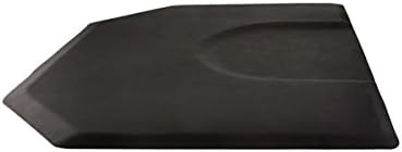 Buy-Rite 4 ft. x 5 ft. Anti Fatigue Salon Mat, a Super Soft Hexagonal Barber Mat or Stylist Station with Semi-Circular Indentation for Chair - Puncture Proof, 7/8” Width, SHP-SS4050X7/8